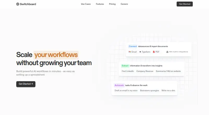 Switchboard screenshot