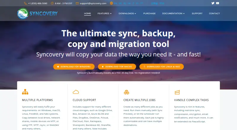 Syncovery screenshot