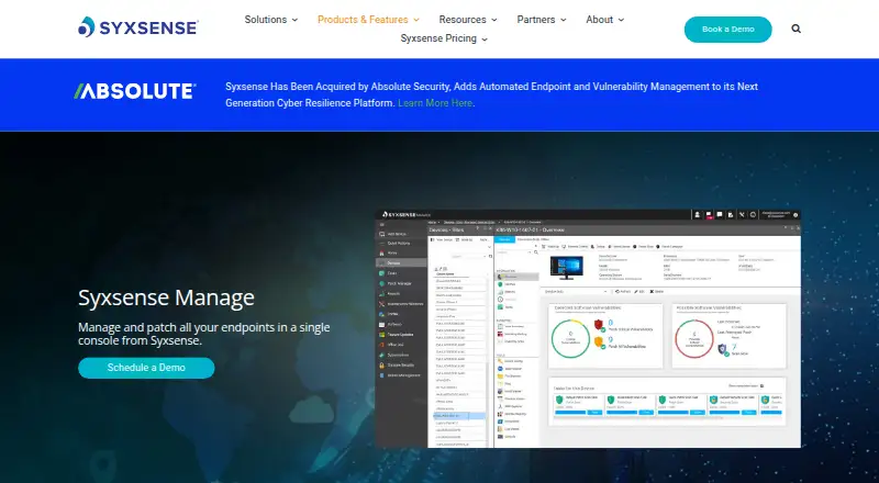 Syxsense Manage screenshot