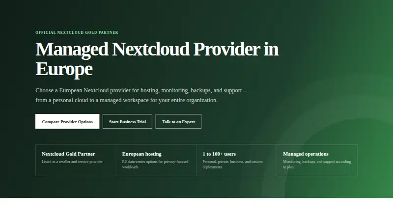 TAB.DIGITAL Managed Nextcloud screenshot