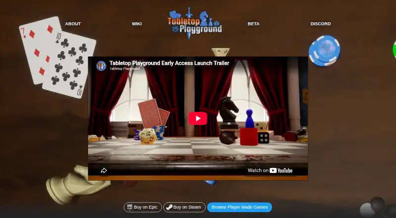 Tabletop Playground screenshot