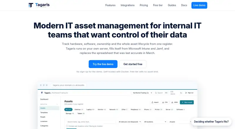 Tagaris screenshot