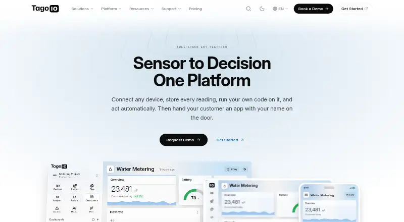 TagoIO screenshot