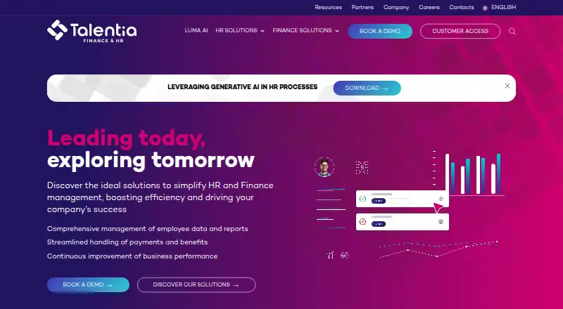 Talentia Consolidation & Reporting screenshot