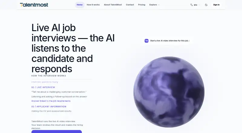 TalentMost screenshot