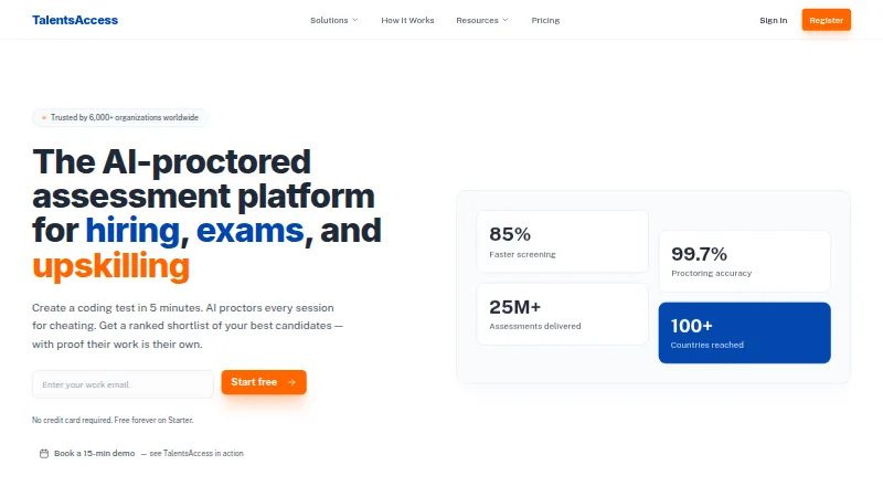 TalentsAccess screenshot