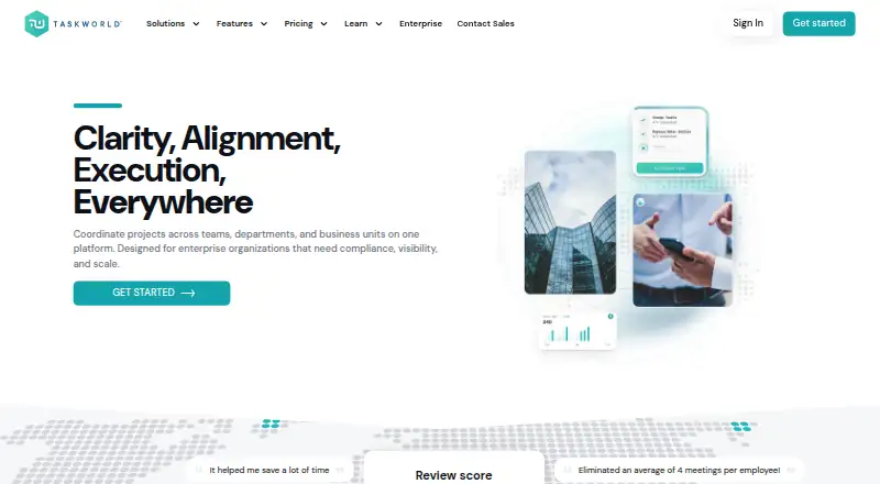 Taskworld screenshot