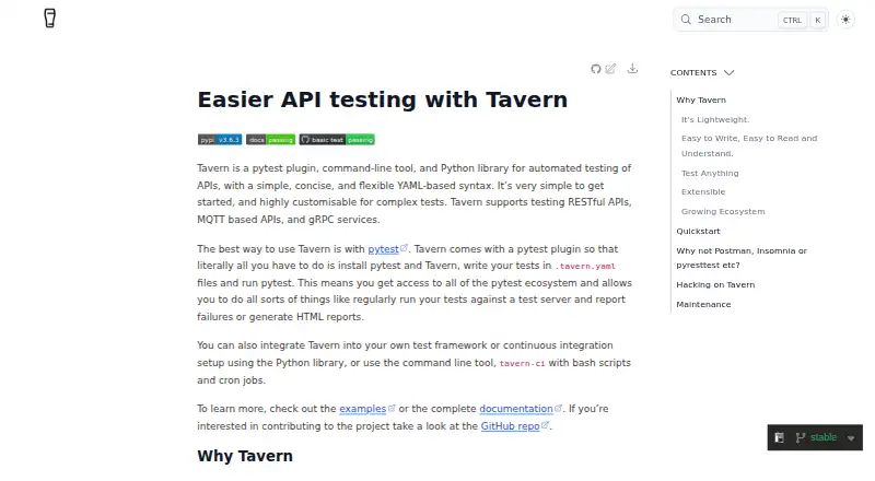 Tavern screenshot