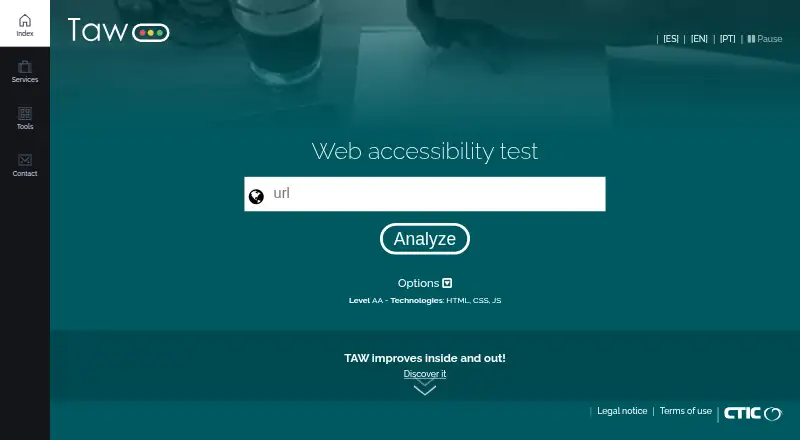 TAW screenshot