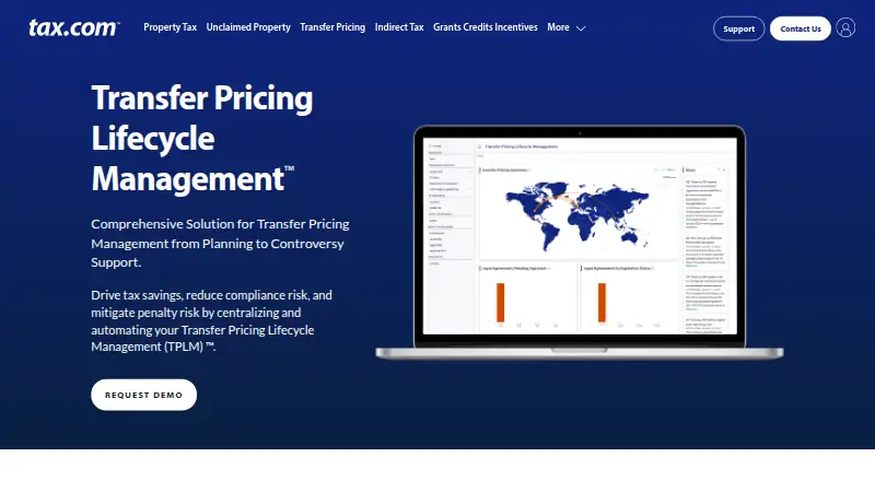 Transfer Pricing Lifecycle Management screenshot