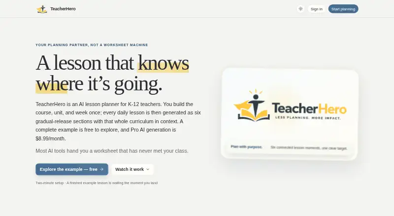 TeacherHero screenshot