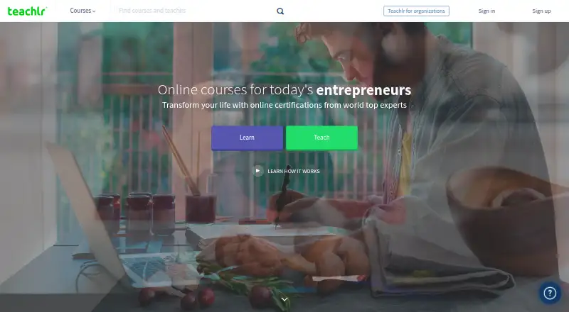 Teachlr screenshot