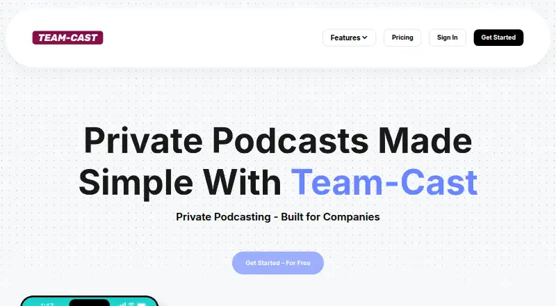 Team-Cast screenshot