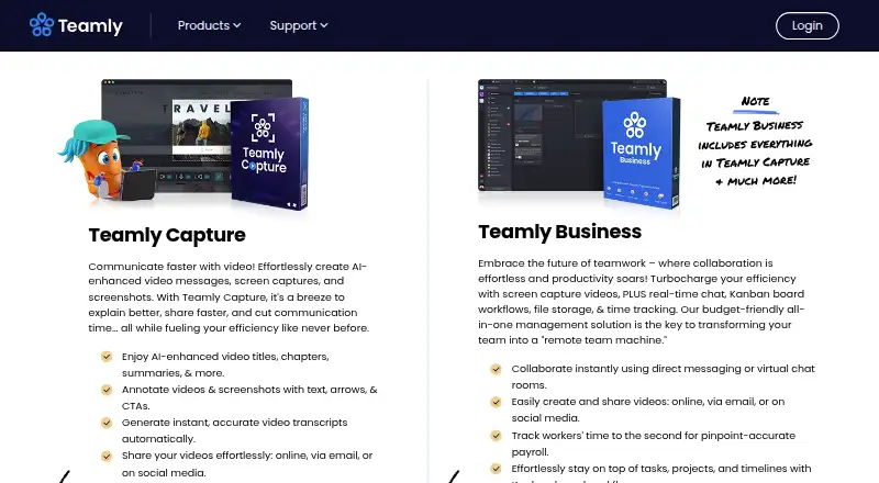 Teamly screenshot