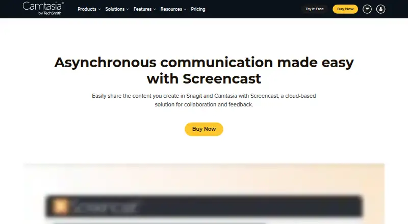 Screencast screenshot