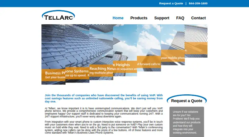 Tellarc Business Phone System screenshot