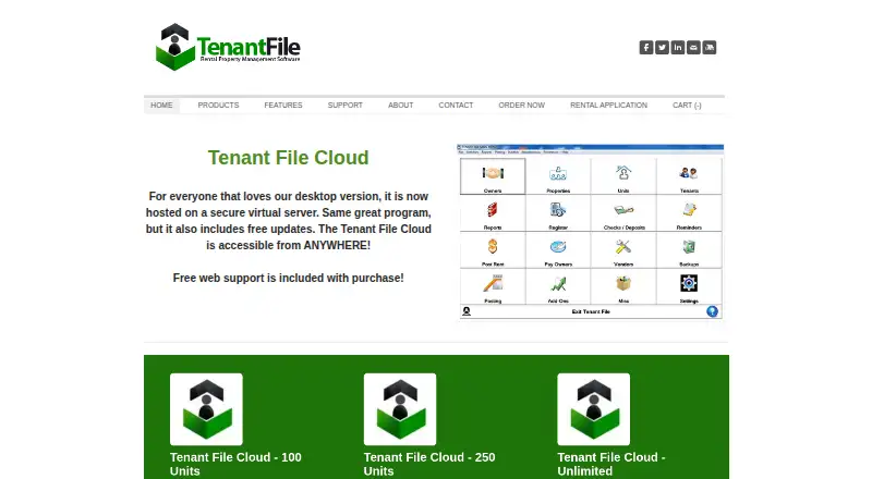 Tenant File screenshot