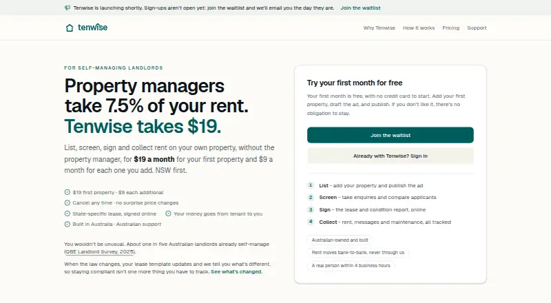 Tenwise screenshot