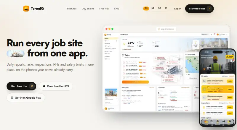 TerenIQ screenshot