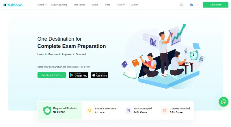 Testbook screenshot