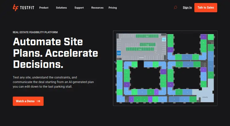 TestFit screenshot