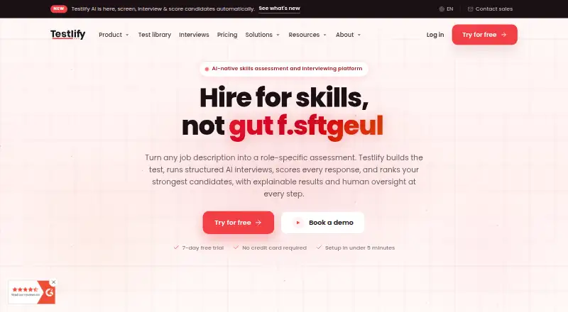 Testlify screenshot