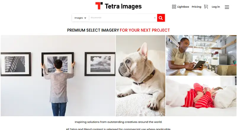 Tetra Images screenshot