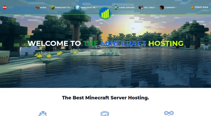 TheMinecraftHosting screenshot