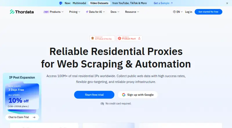 ThorData screenshot