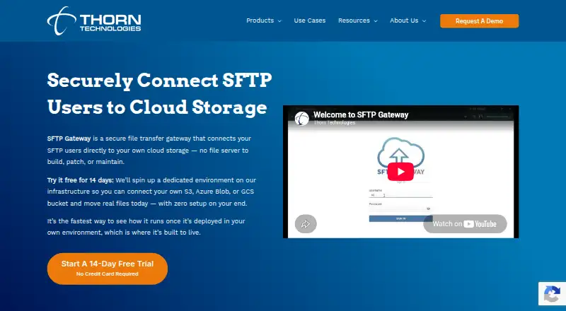 SFTP Gateway screenshot