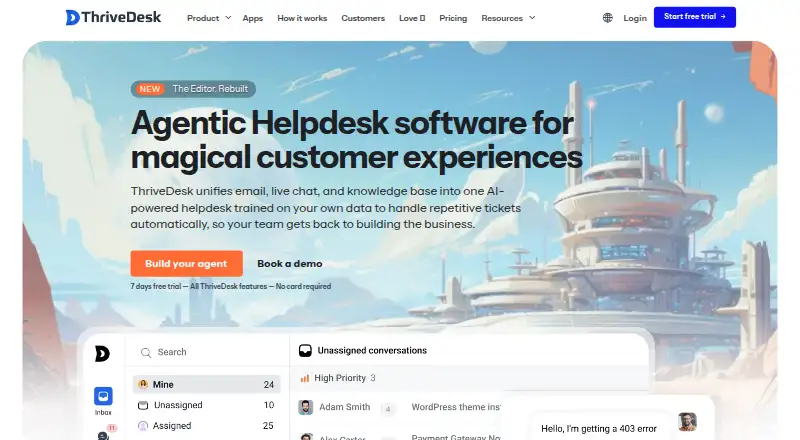 ThriveDesk screenshot
