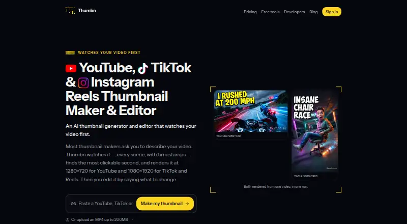 Thumbn screenshot