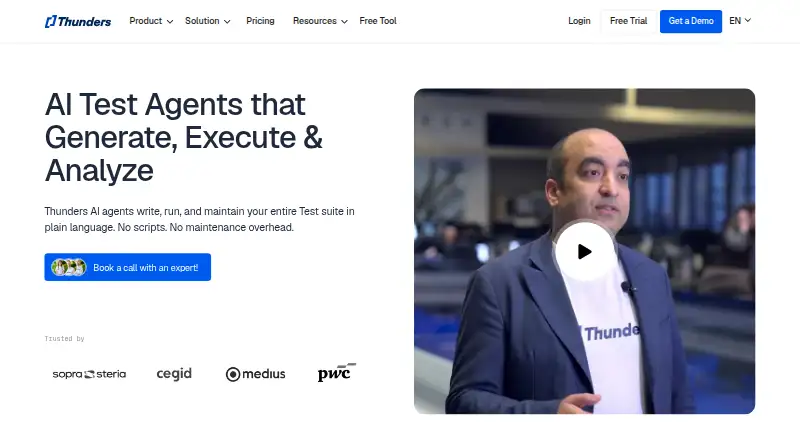 Thunders Accessibility Agent screenshot