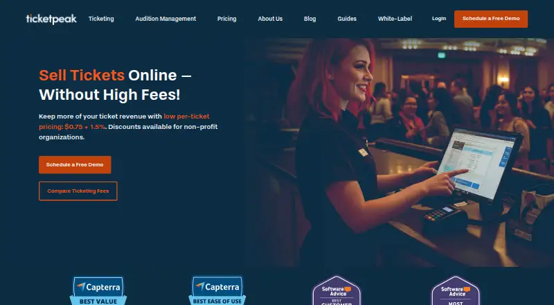 TicketPeak screenshot