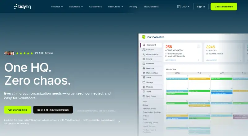 TidyHQ screenshot