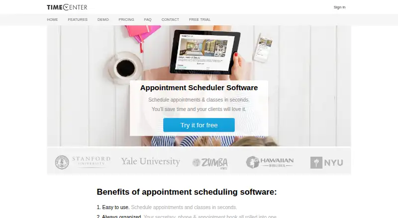 TimeCenter screenshot