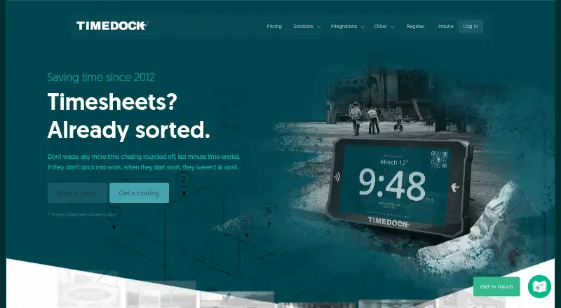 TimeDock screenshot