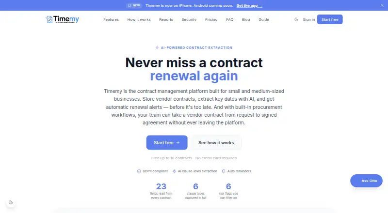 Timemy screenshot