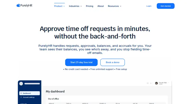 Time Off Manager screenshot
