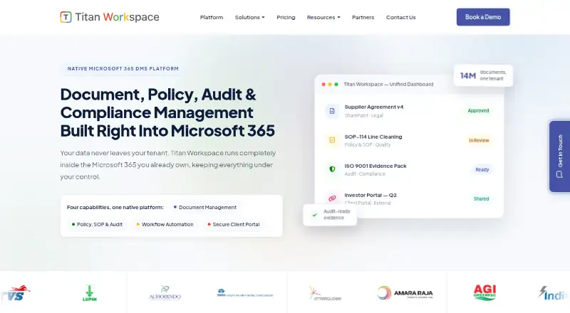 Titan Workspace screenshot