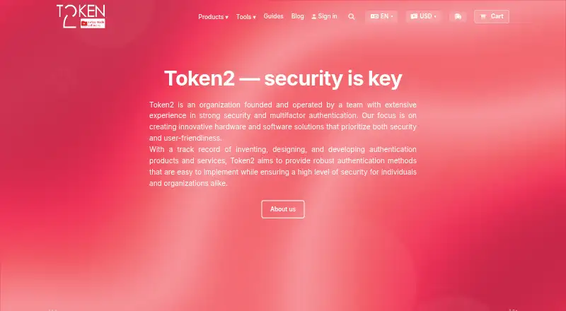 Token2 Mobile Authenticator screenshot