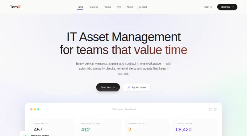 TomIT screenshot