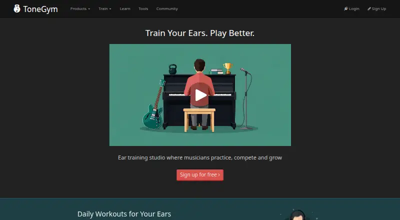 ToneGym screenshot