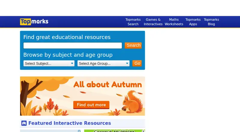 Topmarks screenshot