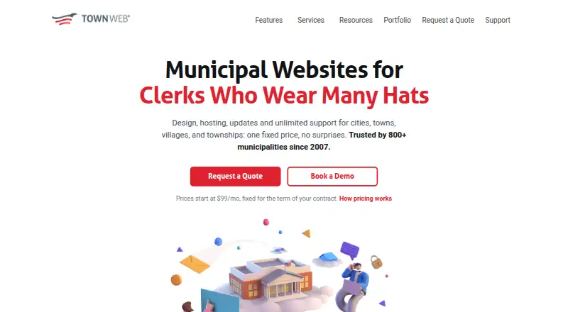 Town Web screenshot