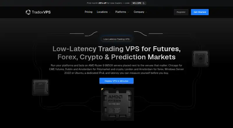 TradoxVPS screenshot