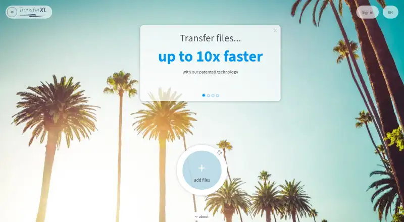 TransferXL screenshot