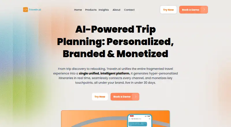 Traveln.ai screenshot