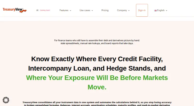 TreasuryView screenshot