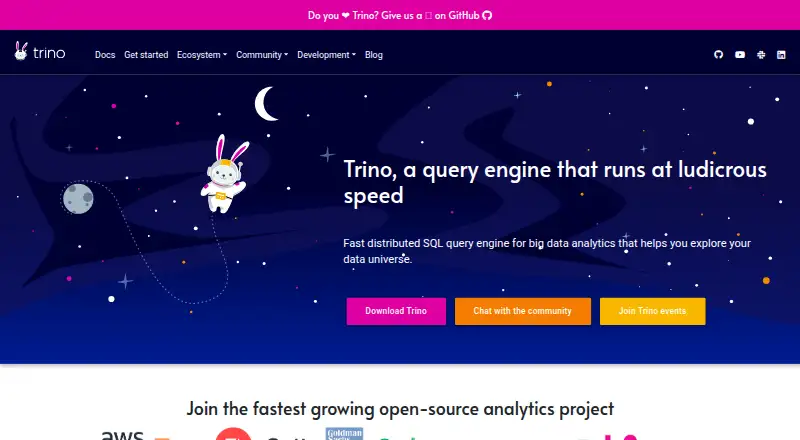 Trino screenshot